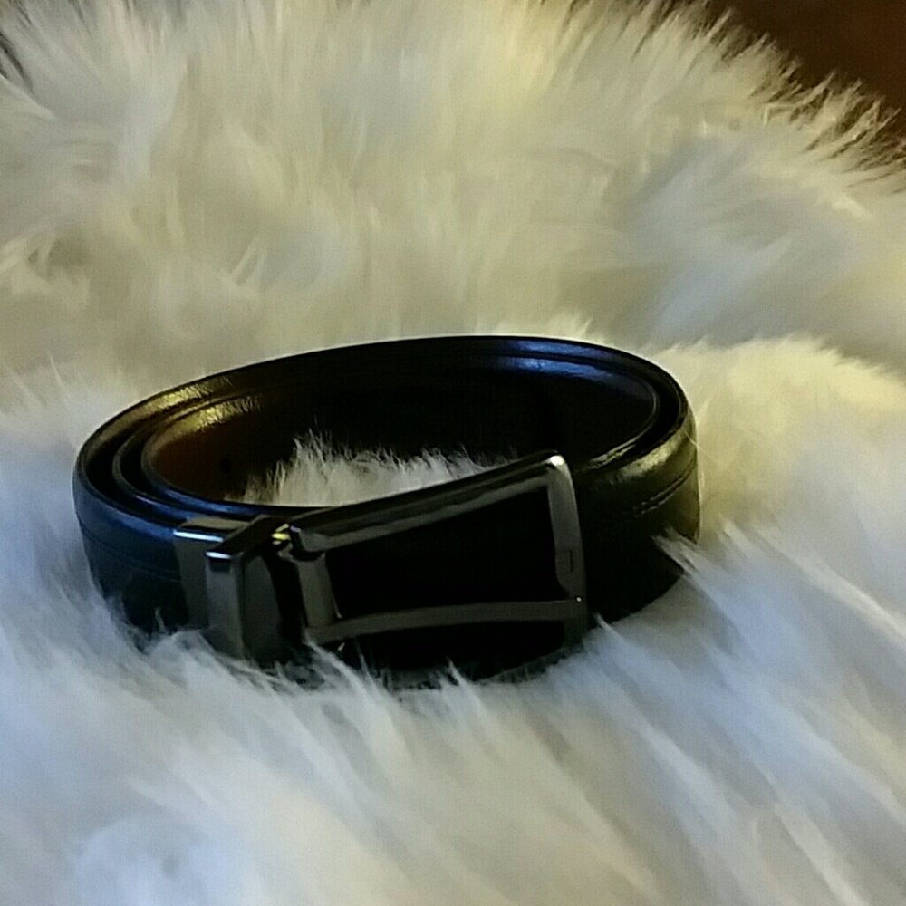 Men's 100 percent leather belt